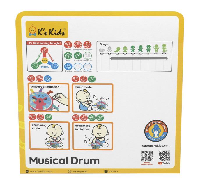 K’S KIDS Іграшка Ks Kids Барабан музичний