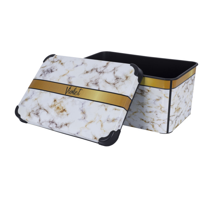 Violet House Контейнер VIOLET HOUSE DECOR Marble WHITE
