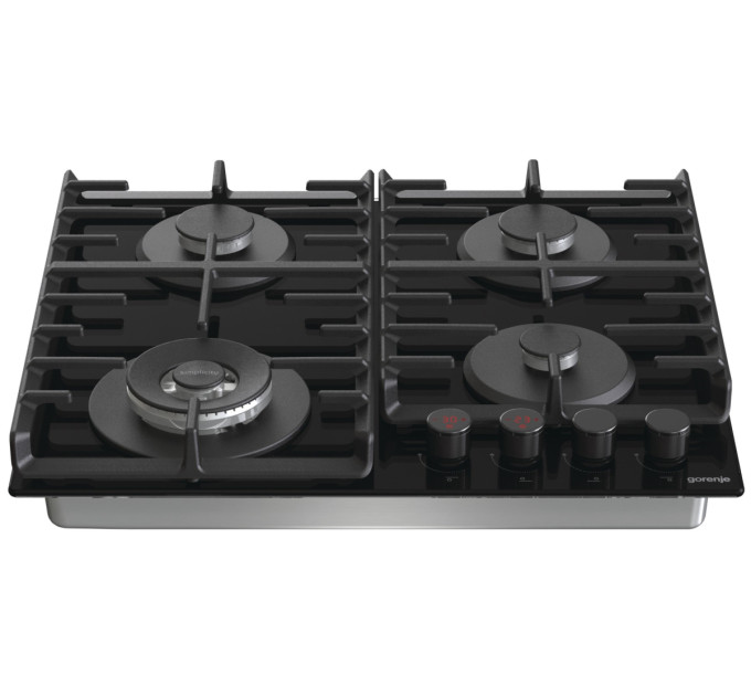 Gorenje Газова варильна поверхня Gorenje GKTW642SYB (BG6BB-G2B)