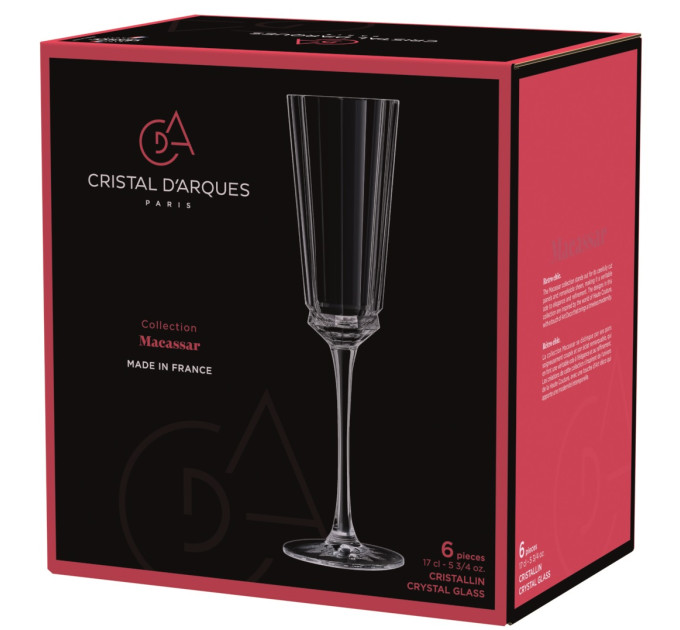 CD'A Набір келихів Cristal d'Arques Paris Macassar