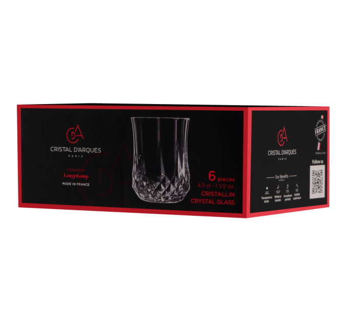 CD'A Набір стопок Cristal d'Arques Paris Longchamp