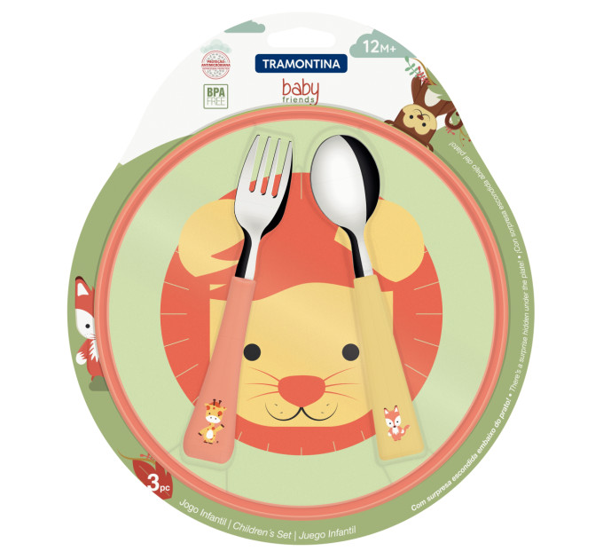 Tramontina Дитячий набір Tramontina Baby Friends, 3 предмети