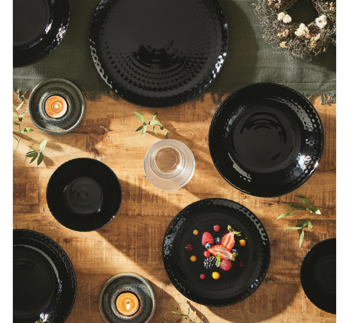 Luminarc Тарілка десертна Luminarc Pampille Black 19 см