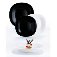 Сервіз столовий Luminarc Carine Black&White, 18 предметів