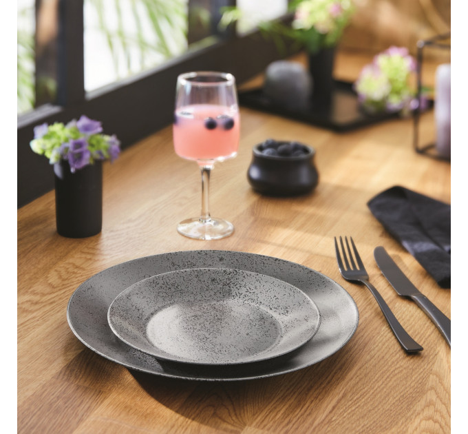 Luminarc Тарілка обідня Luminarc Slate Black, 25 см