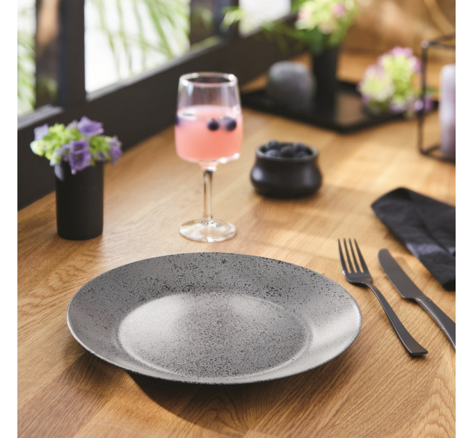 Luminarc Тарілка обідня Luminarc Slate Black, 25 см