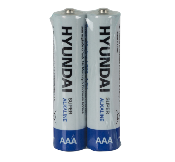 Hyundai Батарейка Hyundai LR03 AAA Shrink 2 Alkaline