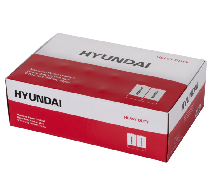 Hyundai Батарейка HYUNDAI R14 C Shrink 2 Heavy Duty
