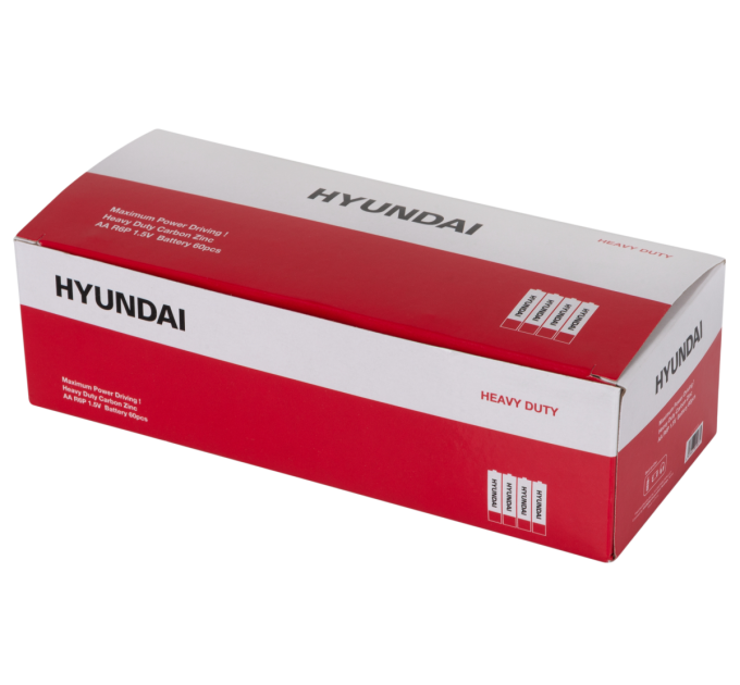 Hyundai Батарейка Hyundai R6 AA Shrink 4 Heavy Duty