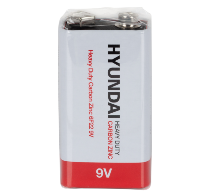 Hyundai Батарейка Hyundai 6F22 Shrink 1 Heavy Duty
