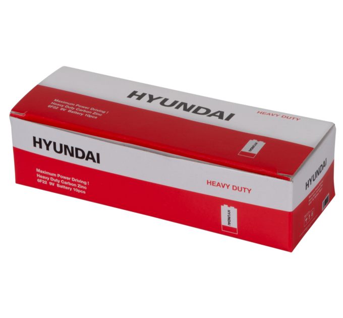 Hyundai Батарейка Hyundai 6F22 Shrink 1 Heavy Duty