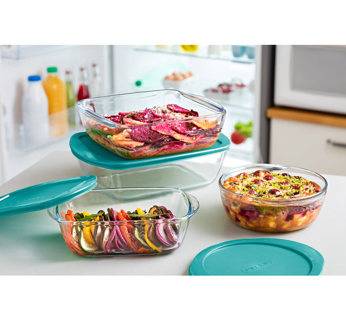 Pyrex Форма з кришкою Pyrex Cook&Store, 28х20х8 см