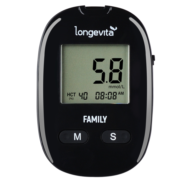Longevita Глюкометр Longevita Family Система для вимірювання глюкози в крові
