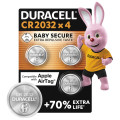 Duracell Спеціальна літієва батарейка типу «таблетка» Duracell 2032 3V, (DL2032/CR2032), 4 шт.