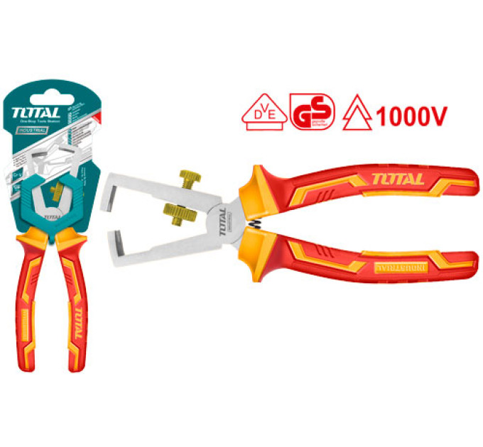 Total Кусачки для зачистки дротів TOTAL THTIP2661 160мм, 1000В
