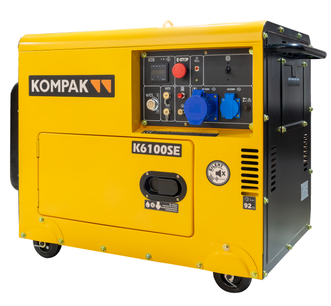 KOMPAK Генератор дизельний Kompak K6100SE 5000/5500 W