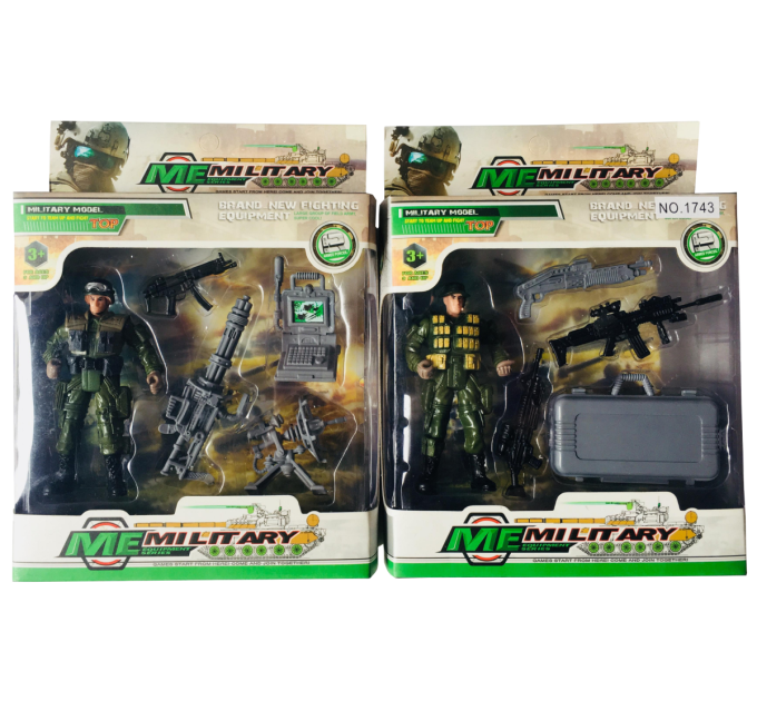 DIY TOYS Іграшковий набір DIY Toys Фігурка військового з обладнанням, в асорт (CJ-2175126)