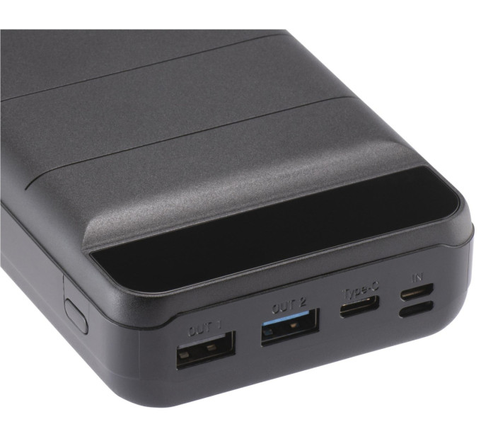 YENKEE Портативний зарядний пристрій Yenkee YPB 3010-30000 mAh Li-pol+TYPE-C (Black)