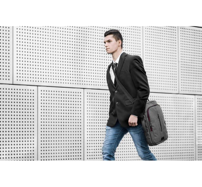 YENKEE Рюкзак Yenkee 12L 15.6" TARMAC 3in1 Convertible YBB 1522GY (Grey)