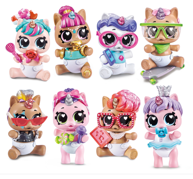 ZURU MINI BRANDS Ігровий набір Zuru Mini Brands Baby Unicorn фігурки-сюрприз у шарі 5 шт. в асортименті