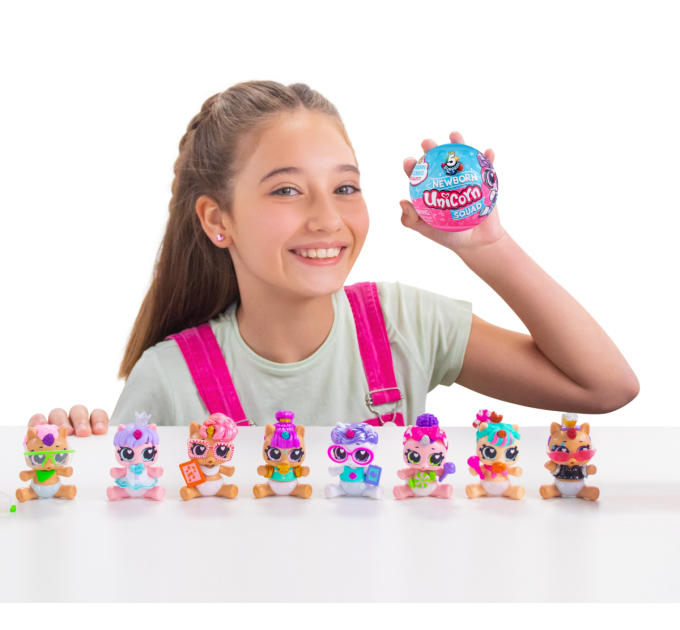 ZURU MINI BRANDS Ігровий набір Zuru Mini Brands Baby Unicorn фігурки-сюрприз у шарі 5 шт. в асортименті