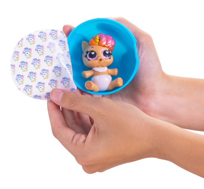 ZURU MINI BRANDS Ігровий набір Zuru Mini Brands Baby Unicorn фігурки-сюрприз у шарі 5 шт. в асортименті
