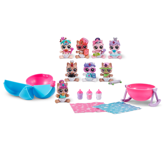 ZURU MINI BRANDS Ігровий набір Zuru Mini Brands Baby Unicorn фігурки-сюрприз у шарі 5 шт. в асортименті