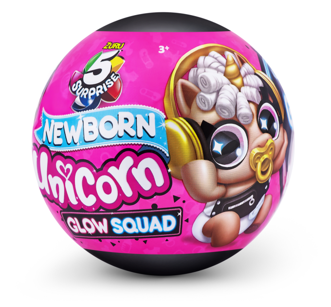 ZURU MINI BRANDS Ігровий набір Zuru Mini Brands Newborn Unicorn Фігурки-сюрприз у шарі 5 шт. в асортименті