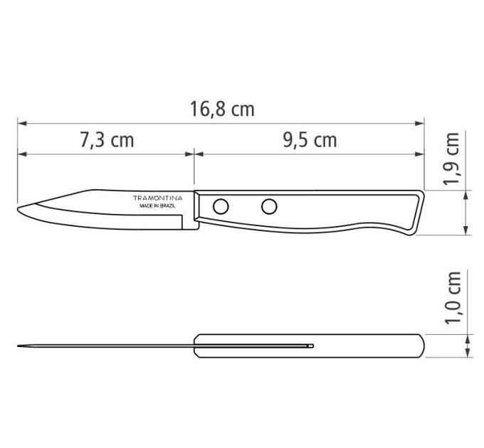 Tramontina Набір ножів TRAMONTINA TRADICIONAL, 60 шт
