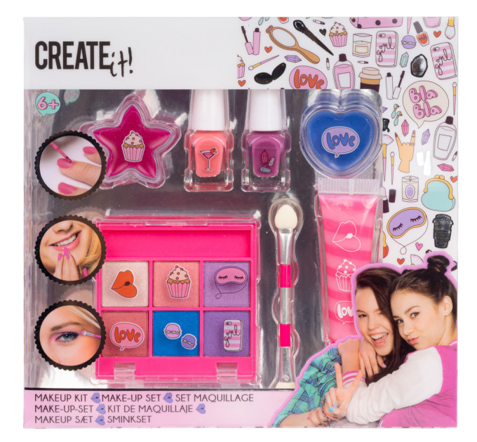 Create it! Набір дитячої косметики Create IT! Рожево-ліловий