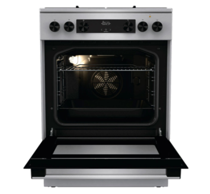 Gorenje Комбінована плита Gorenje GKS6C70XJ (FM6A4D-JPJDB)