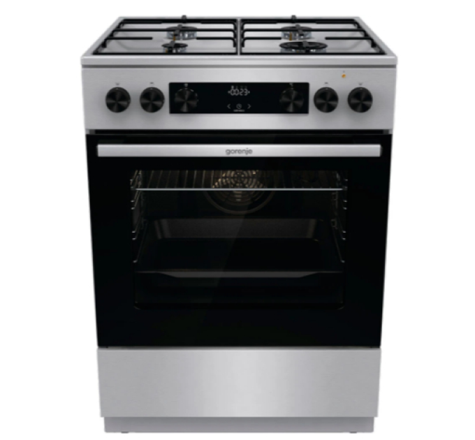Gorenje Комбінована плита Gorenje GKS6C70XJ (FM6A4D-JPJDB)