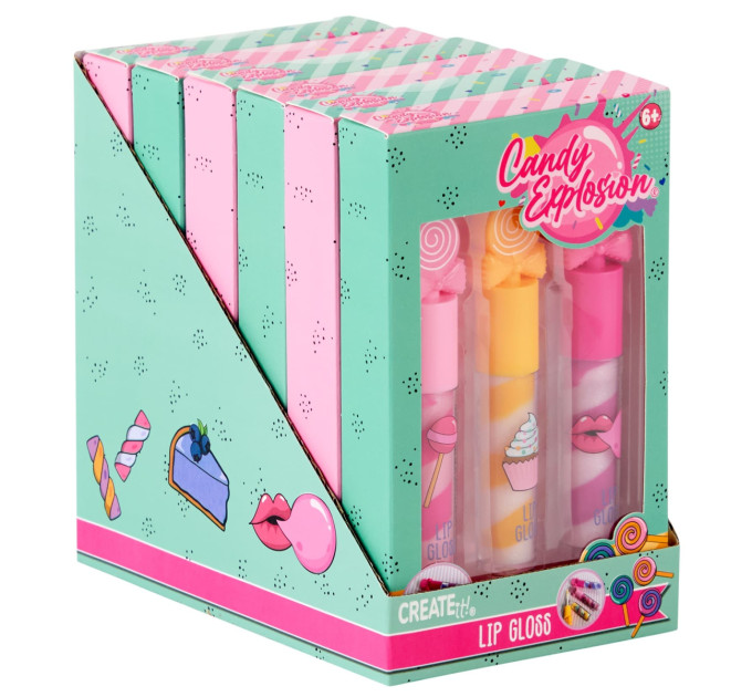 Create it! Набір блисків для губ Create It! CANDY Льодяники 6 шт