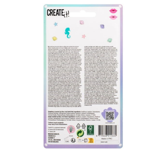Create it! Набір блисків для губ MERMAID Create IT! (2 види) 84612