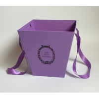 Подарункова коробка UFO W9222 LILAC BOX Flowers