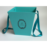 Подарункова коробка UFO W9223 TURQUOISE BOX Flowers