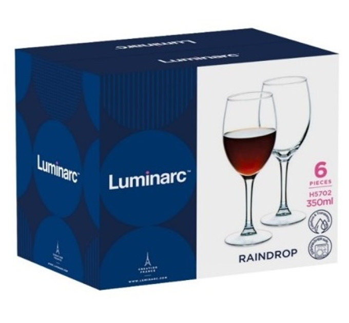 Luminarc Набір келихів Luminarc Raindrop, 6х450 мл (Q5488)