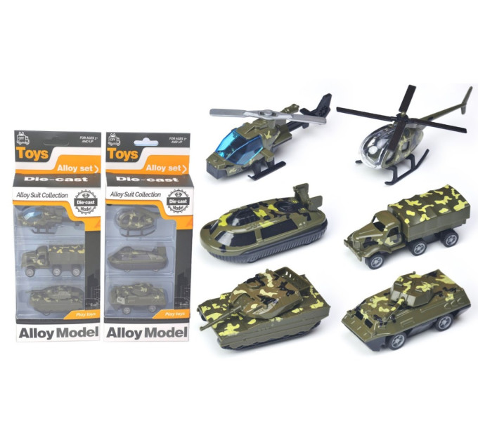 DIY TOYS Іграшковий набір DIY Toys 3 одиниці бойової техніки в асортименті (CJ-4068197)