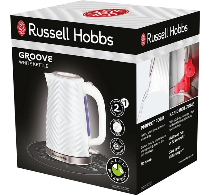 Russell Hobbs Електрочайник Russell Hobbs 26381-70 Groove White