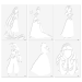 Disney Набір Disney Princess Спрей-ручки з трафаретами Делюкс (DP22368)