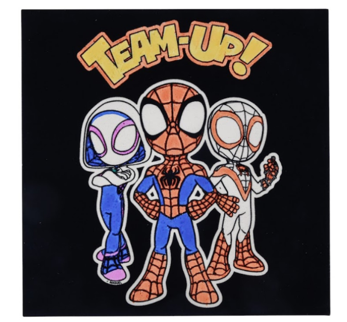 Disney Набір розмальовок із фетру Disney Spidey з фломастерами (SP22349)