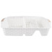 Violet House Сушка для посуду Violet House 0757 Ротанг WHITE 48х37.5х9 см