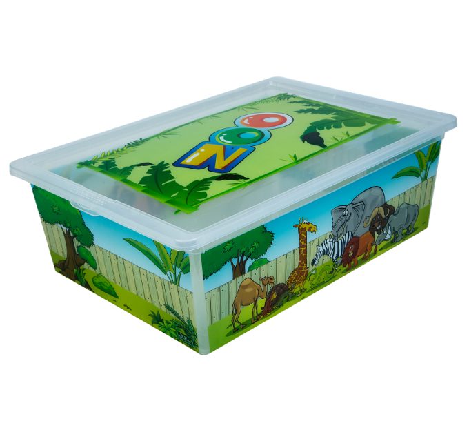 Qutu Контейнер Qutu Light Box ZOO, 25 л
