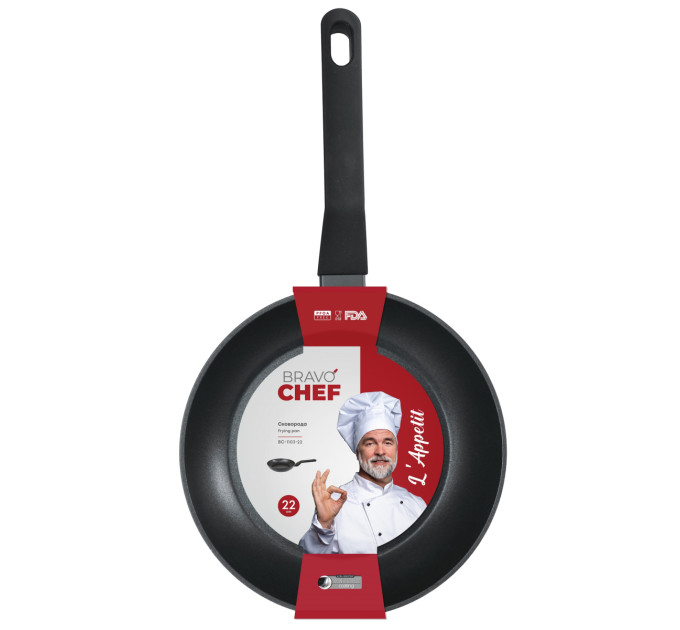 Bravo Chef Сковорода Bravo Chef L'Appetit, 22 см