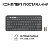 Logitech Клавіатура Logitech K380s Pebble Keys 2 Tonal Graphite