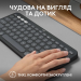 Logitech Клавіатура Logitech K380s Pebble Keys 2 Tonal Graphite