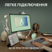 Logitech Клавіатура Logitech K380s Pebble Keys 2 Tonal White