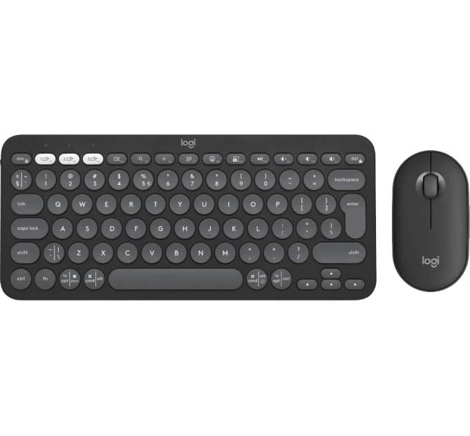 Logitech IT набір Logitech Pebble 2 Combo - Tonal Graphite - US INT'L - 2.4GHZ/BT
