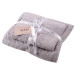 SOHO Набір рушників Soho 50х90+70х140 см Leaves Light Gray