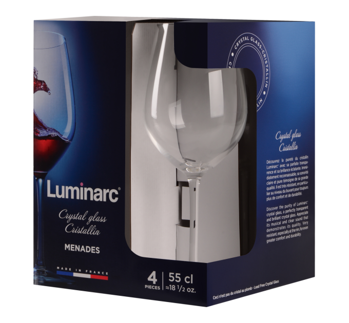 Luminarc Набір келихів Luminarc Menades, 4х550 мл
